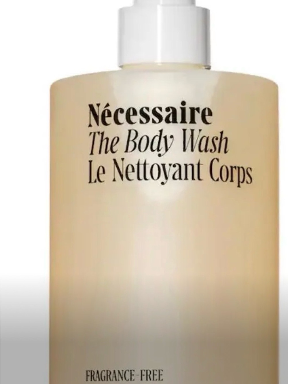 Nécessaire The Body Wash — Cream Fragrance-Free Body Cleanser 500 ml